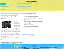 Tablet Screenshot of housedepot.ca